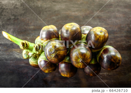 Fresh palmyra palm or toddy palm on wooden table 66426710