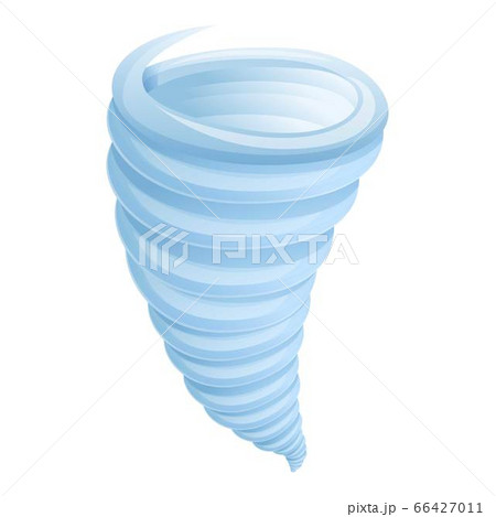 Water tornado icon, cartoon style 66427011