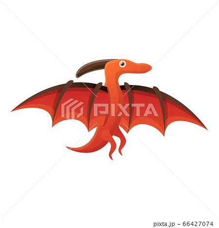 Pterodactyl icon, cartoon style Pterodactyl icon, cartoon style 66427074