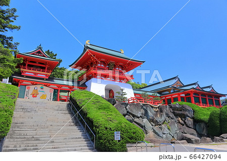 【山口県】晴天下の赤間神宮 【山口県】晴天下の赤間神宮 66427094
