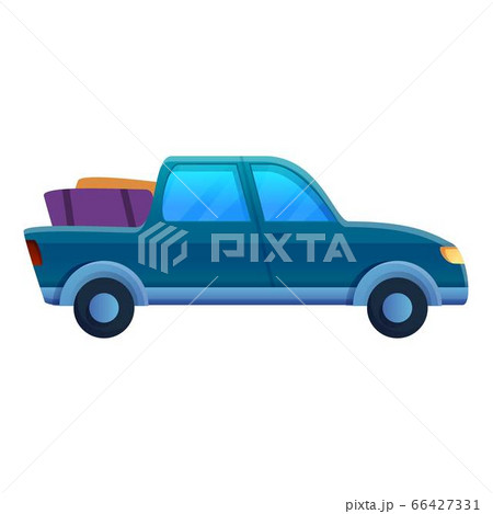 Pickup trip icon, cartoon style Pickup trip icon, cartoon style 66427331