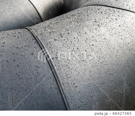 Gray metal pipes (tubes) surface Gray metal pipes (tubes) surface 66427365