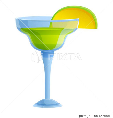 Tequila cocktail icon, cartoon style 66427606