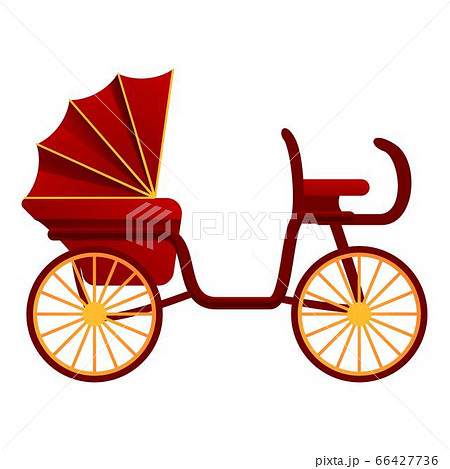 Medieval Buggy Icon Cartoon Styleのイラスト素材