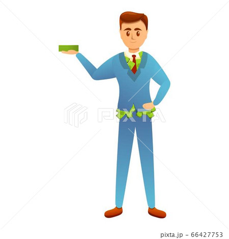 Criminal money icon, cartoon style 66427753
