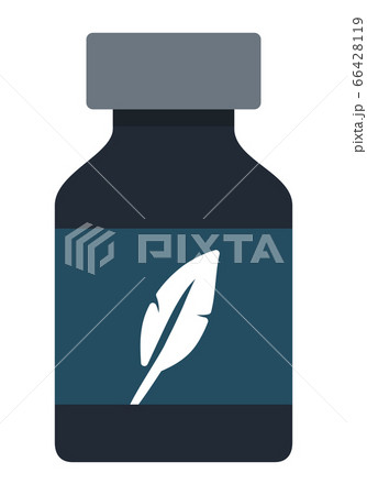 Ink for writing vector icon flat isolated 66428119