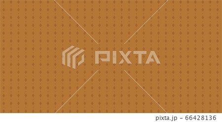 Flat abstract pattern polka dot and diamond in faded orange. 66428136
