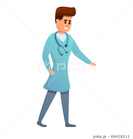 Veterinary stethoscope icon, cartoon style Veterinary stethoscope icon, cartoon style 66428311