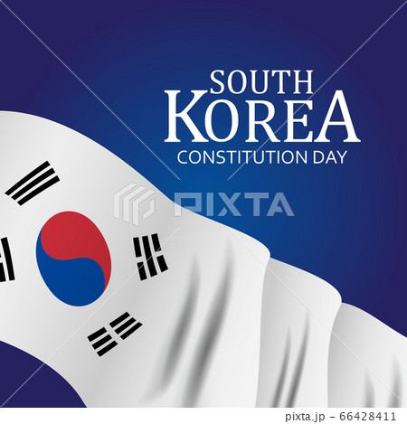 South Korea Constitution Day Background Vector South Korea Constitution Day Background Vector 66428411