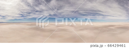 Aerial 360 panoramic over Uyuni salar. South of Bolivia. Aerial 360 panoramic over Uyuni salar. South of Bolivia. 66429461