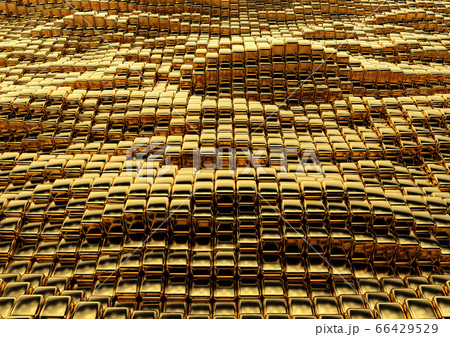 Abstract golden square texture. Abstract golden square texture. 66429529