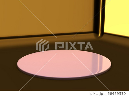 Modern round pedestal or podium. 66429530