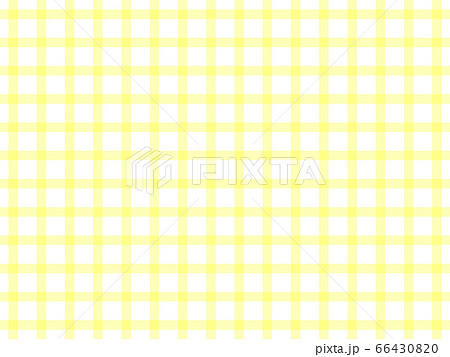 キッチンクロス風のチェック柄の背景 黄色 のイラスト素材