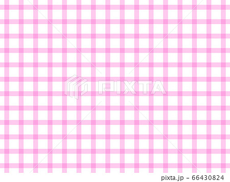 キッチンクロス風のチェック柄の背景 ピンク のイラスト素材