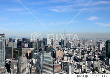 東京タワーから見える東京スカイツリー 東京タワーから見える東京スカイツリー 66438115