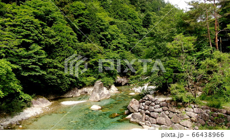 阿寺渓谷の渓流 阿寺渓谷の渓流 66438966