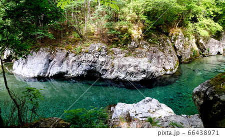 阿寺渓谷の渓流,狸ヶ淵 阿寺渓谷の渓流,狸ヶ淵 66438971