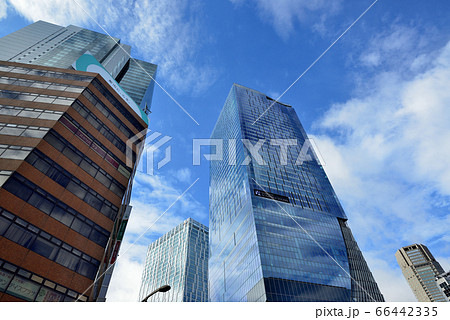 渋谷駅周辺の高層ビル群 渋谷駅周辺の高層ビル群 66442335