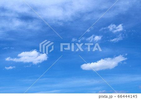 Bright beautiful blue sky with soft clouds, bright Bright beautiful blue sky with soft clouds, bright 66444145