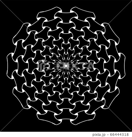 Circle pattern. Decorative design element. Circle pattern. Decorative design element. 66444318