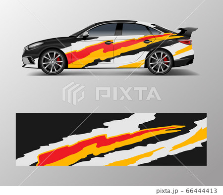 modern stripe for racing car wrap, sticker, and modern stripe for racing car wrap, sticker, and 66444413