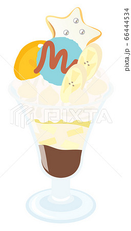 チョコバナナパフェ 66444534