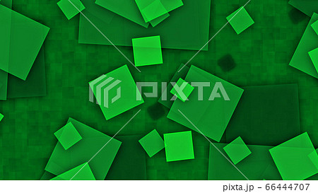 CGスクエア　多数の正方形で構成した背景素材 66444707