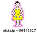 バレリーナ　ポーズ１番 66446927