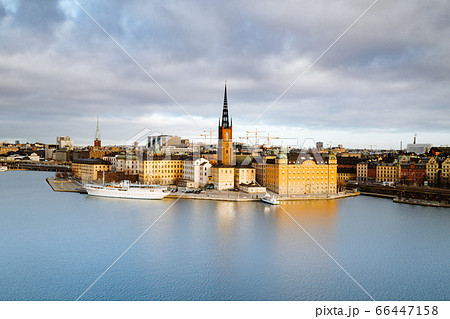 Stockholm skyline at sunrise, Sweden, Scandinavia 66447158