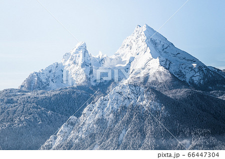 Watzmann mountain in winter, Bavaria, Germany Watzmann mountain in winter, Bavaria, Germany 66447304