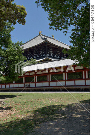 東大寺　回廊と大仏堂 66447359