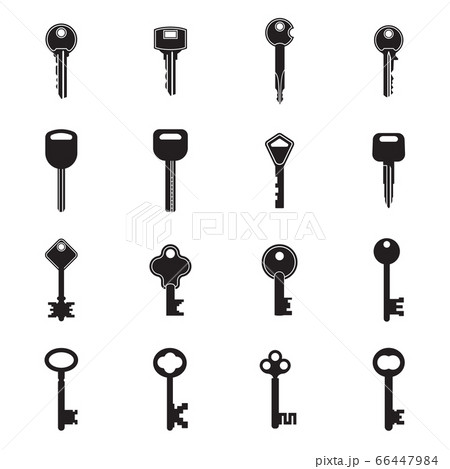 Key icons. Vector illustration 66447984