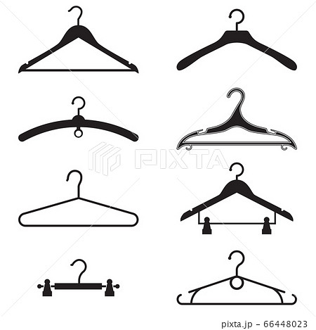 Hangers icons. Vector illustration Hangers icons. Vector illustration 66448023