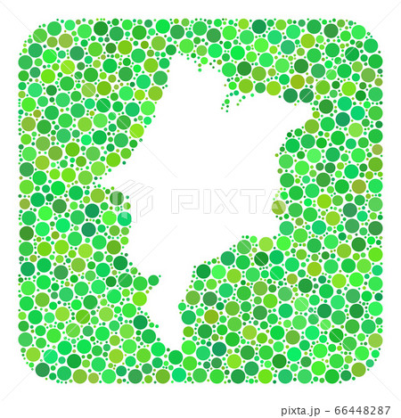 Map of Maranhao State - Dotted Mosaic with Subtracted Space Map of Maranhao State - Dotted Mosaic with Subtracted Space 66448287