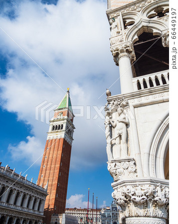 View to historical buildings in Venice, Italy View to historical buildings in Venice, Italy 66449197