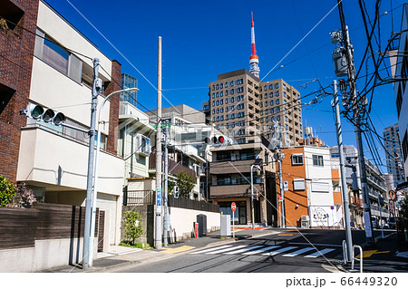 東京都 東麻布 住宅街 66449320