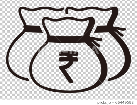 Money drawstring bag ( indian rupee ) Money drawstring bag ( indian rupee ) 66449598