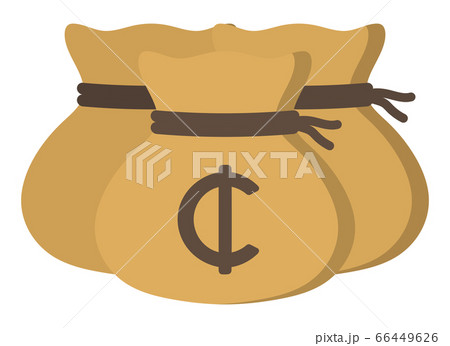 Money drawstring bag ( ghana cedi ) 66449626