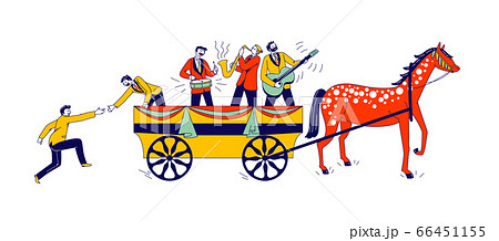 Jump on the Bandwagon Concept, Join Very Popular Activity to Share its Success. Follower Male Character Chasing Jump on the Bandwagon Concept, Join Very Popular Activity to Share its Success. Follower Male Character Chasing 66451155