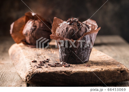 Homemade chocolate muffin Homemade chocolate muffin 66453069