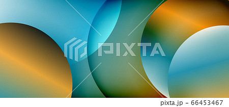 Circle modern geometric abstract background with liquid gradients 66453467