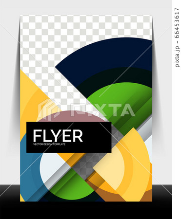 Circle design a4 flyer print template, annual report design Circle design a4 flyer print template, annual report design 66453617