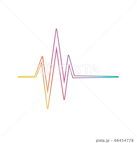 Sound waves vector illustration 66454778