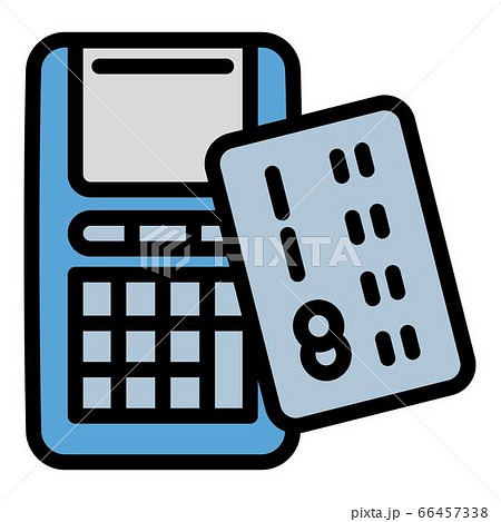 Credit card terminal icon, outline style Credit card terminal icon, outline style 66457338