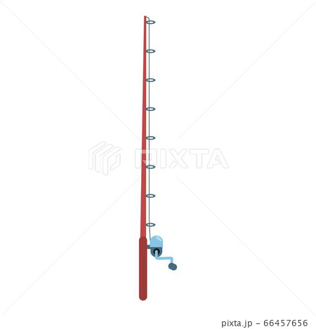 Fishing rod icon, cartoon style Fishing rod icon, cartoon style 66457656