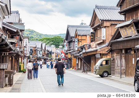 伊勢市おはらい町の風景【伊勢内宮前 】 伊勢市おはらい町の風景【伊勢内宮前 】 66458300