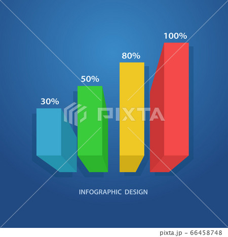 Infographic design with business bar of rates Infographic design with business bar of rates 66458748