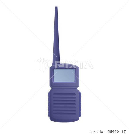Call walkie talkie icon, cartoon style 66460117
