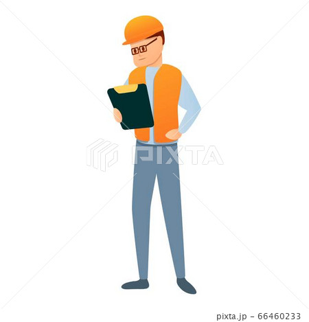 Contractor man icon, cartoon style Contractor man icon, cartoon style 66460233