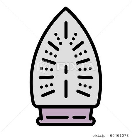 Flat iron icon, outline style Flat iron icon, outline style 66461078
